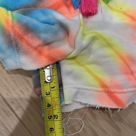 Flowers by Zoe, neon tie-dye, strapless ROMPER, small/ 6 - Picture 7 of 8